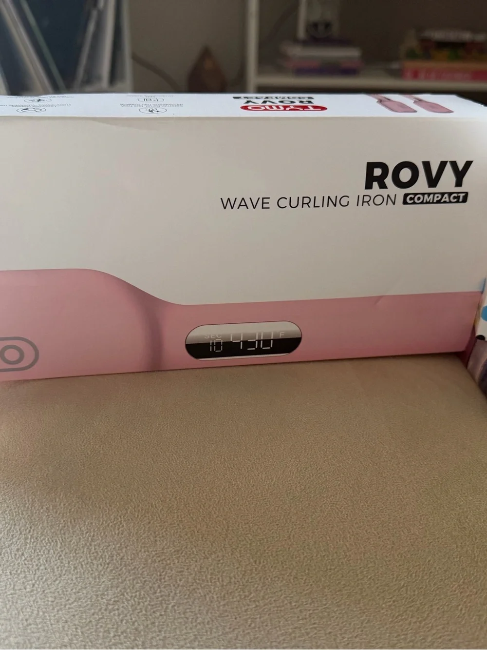 ROVY Compact Wave Curling Iron - Pink